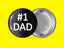 Number 1 Dad #1 (black)