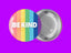 Be Kind - Rainbow Background
