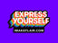 Express Yourself - www.imakeflair.com