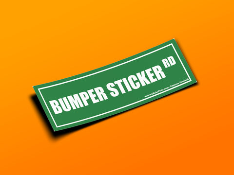 Bumper Sticker Rd.