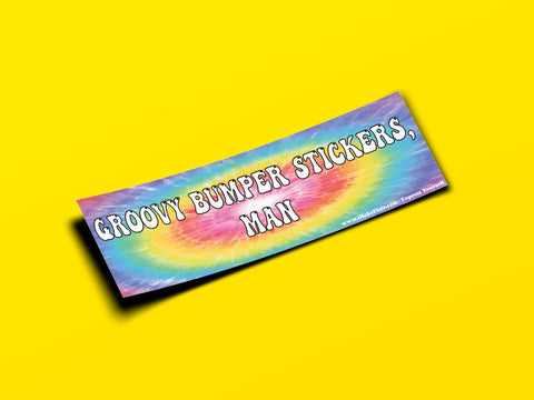 Groovy Bumper Sticker