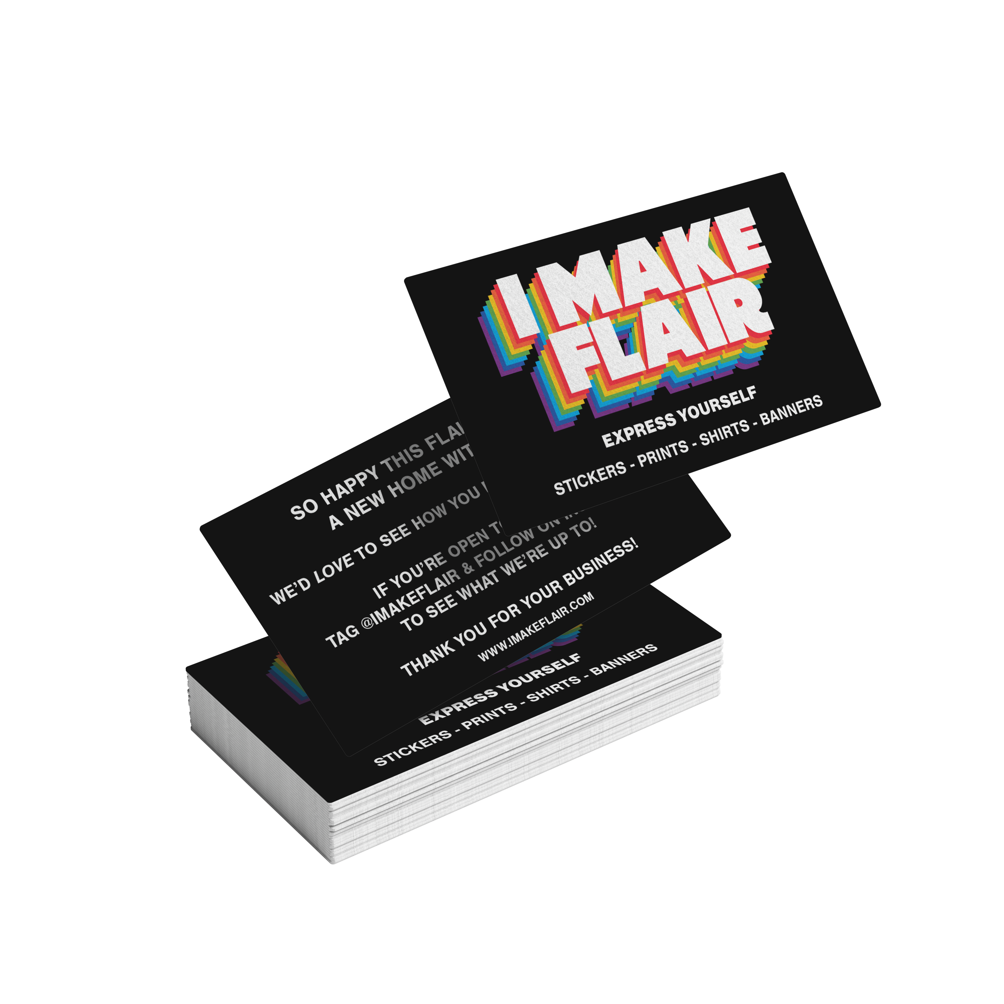 Custom printed business cards — I Make Flair