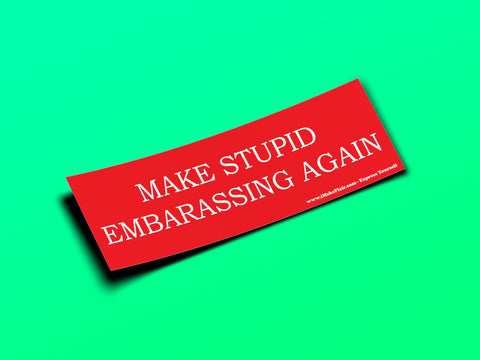 Make Stupid Embarrassing Again