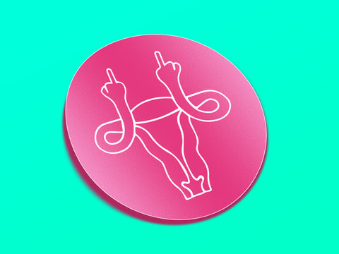 Uterus Double Middle Finger