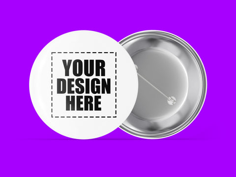 Custom Pin Back Buttons Ect
