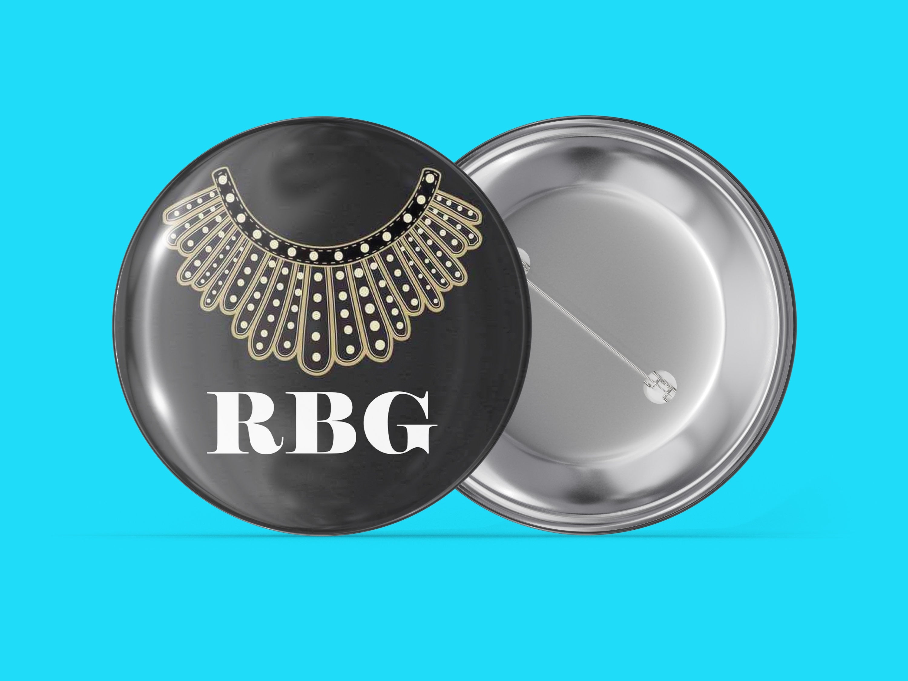 Ruth Bader Ginsburg - Dissent Collar in Grey Main image