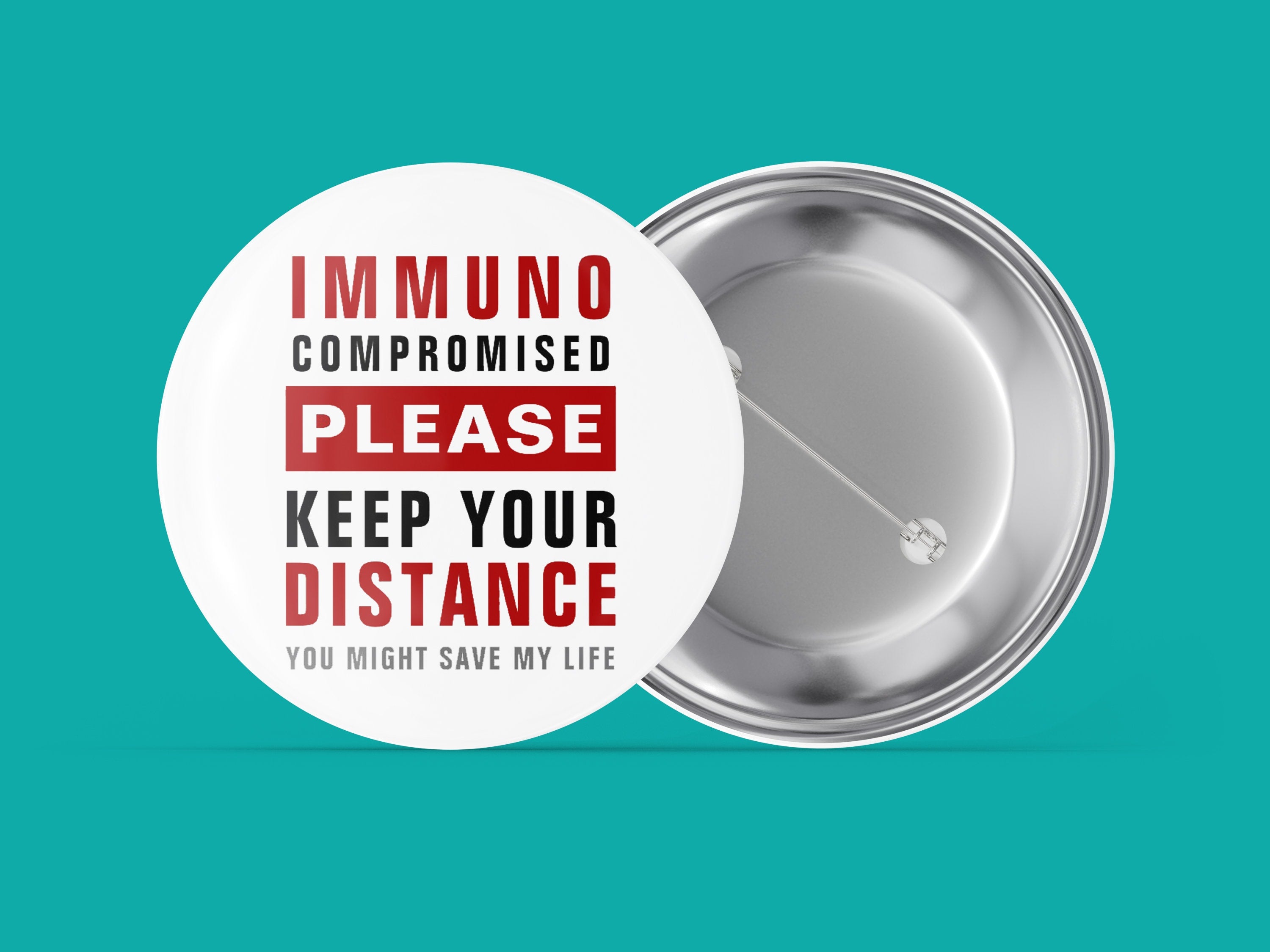 Immuno Compromised - Please Keep Your Distance Main image