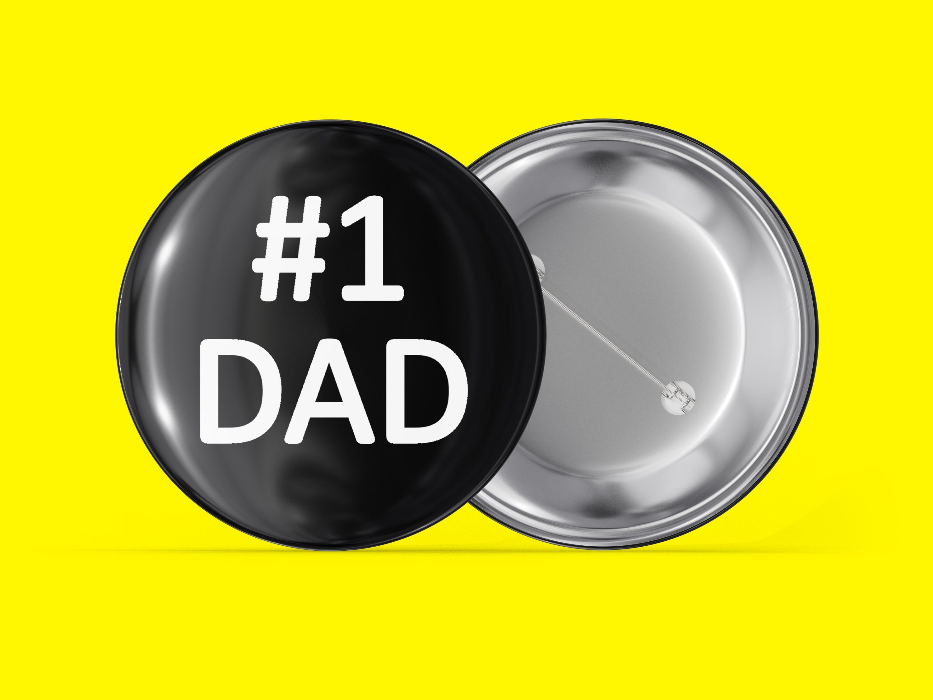 Number 1 Dad #1 (black)