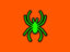 Green and Black Spider