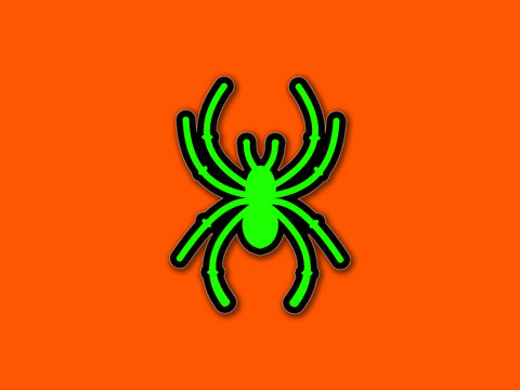 Green and Black Spider