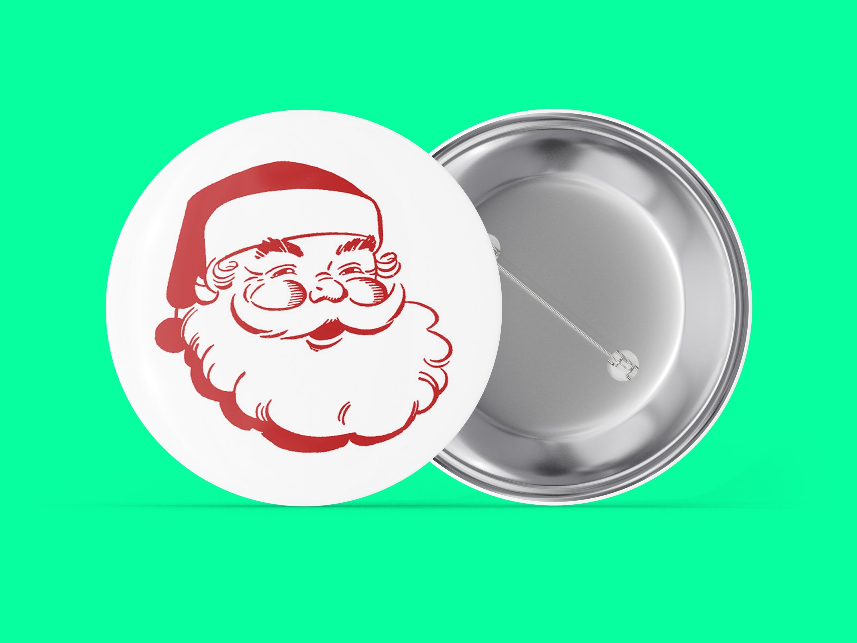 Vintage Red Santa Face Main image