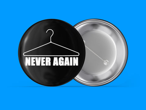 Never Again Hanger