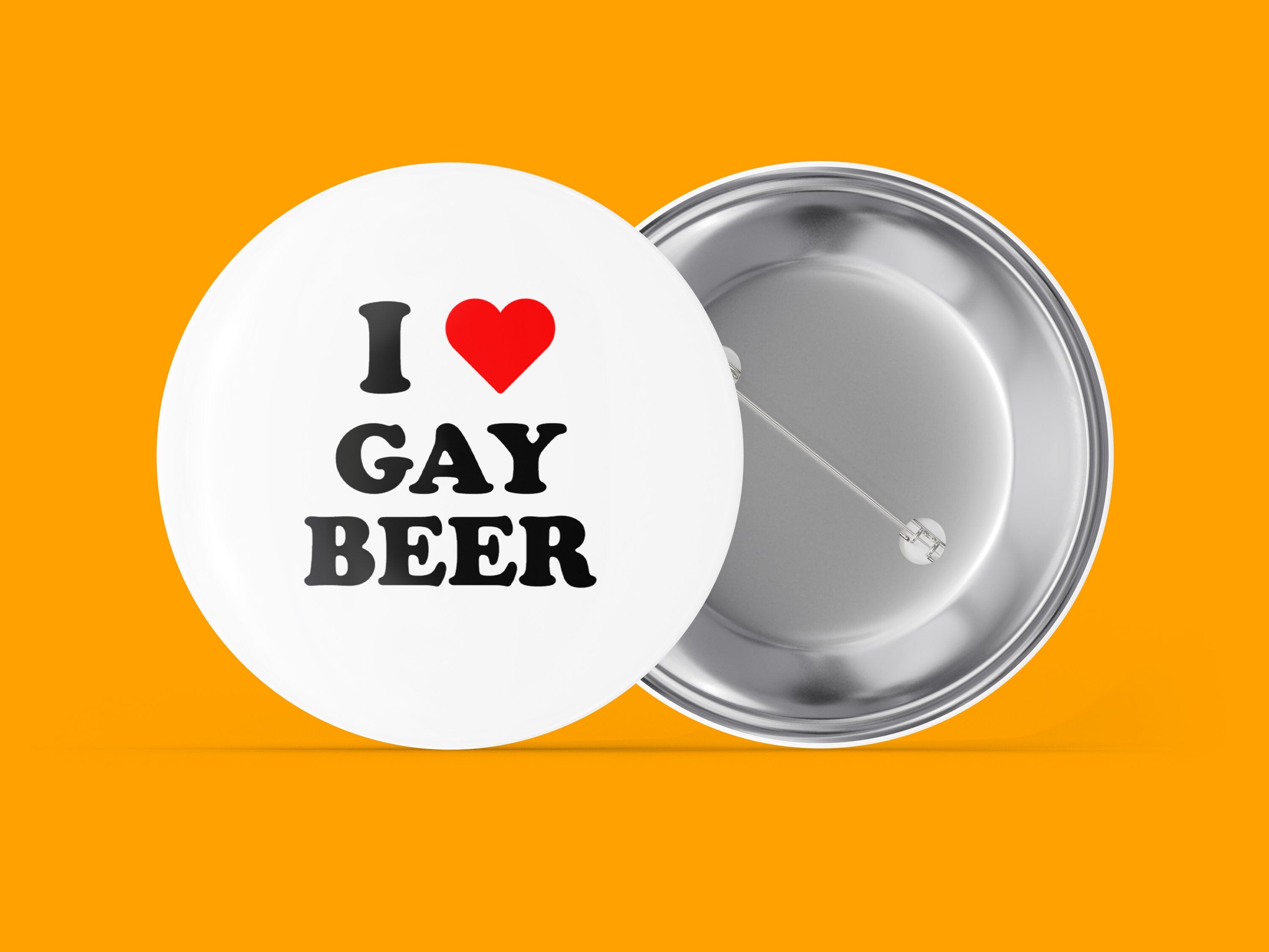 I Love (heart) Gay Beer Main image