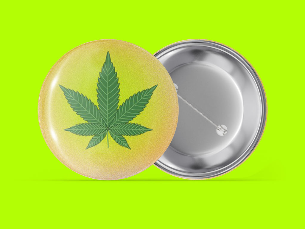 Cannabis Leaf w/Colorful Background